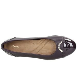 Clark’s Neenah Vine Ballet Flats- burgundy- Size 9